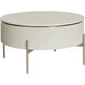 Paloma 33.25 X 17.75 inch High Gloss Cream Lift Top Coffee Table